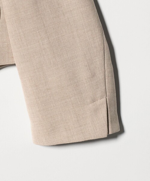 BEAUTY&YOUTH UNITED ARROWS（ビューティーアンドユースユナイテッドアローズ）の「ポリエステルブレンド カラーレス ショートジャケット（ノーカラージャケット・レディース・ベージュ/ブラック・S/M）」の17枚目の写真