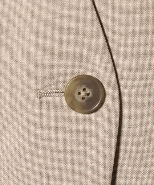 BEAUTY&YOUTH UNITED ARROWS（ビューティーアンドユースユナイテッドアローズ）の「ポリエステルブレンド カラーレス ショートジャケット（ノーカラージャケット・レディース・ベージュ/ブラック・S/M）」の20枚目の写真