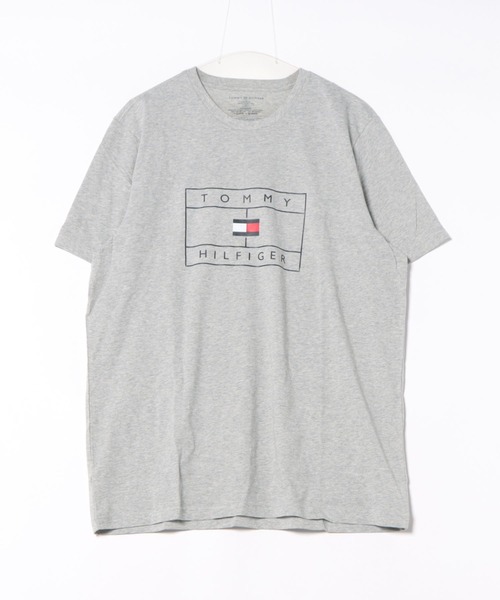 TOMMY HILFIGER(トミーヒルフィガー)の「TOMMY HILFIGER Tシャツ(Tシャツ/カットソー・メンズ・ネイビー/ホワイト/ヘザーグレー・LARGE/X-LARGE/MEDIUM)」の1枚目の写真