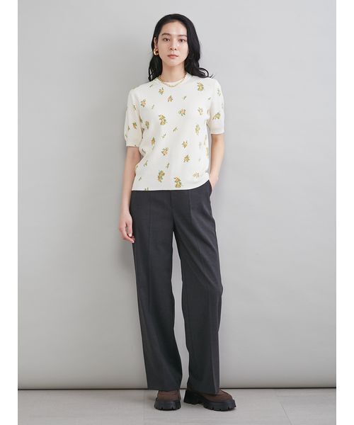Mila Owen(ミラオーウェン)の「フラワープリントアンサンブルプルオーバー(Tシャツ/カットソー・レディース・ブルー/オレンジ・1/0)」の18枚目の写真