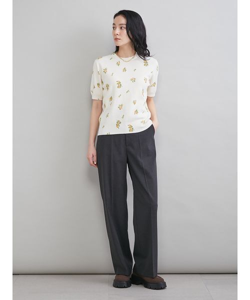 Mila Owen(ミラオーウェン)の「フラワープリントアンサンブルプルオーバー(Tシャツ/カットソー・レディース・ブルー/オレンジ・1/0)」の19枚目の写真