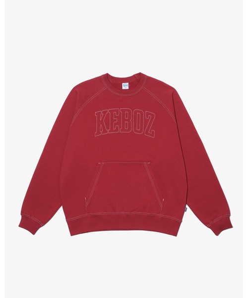 KEBOZ(ケボズ)の「UC SWEAT CREWNECK(スウェット・メンズ・グリーン/レッド・2XL/L/S/XL/M)」の1枚目の写真