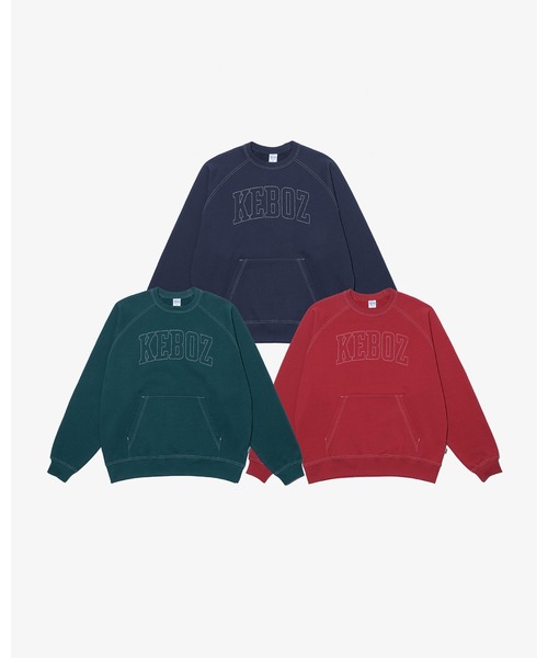 KEBOZ(ケボズ)の「UC SWEAT CREWNECK(スウェット・メンズ・グリーン/レッド・2XL/L/S/XL/M)」の5枚目の写真