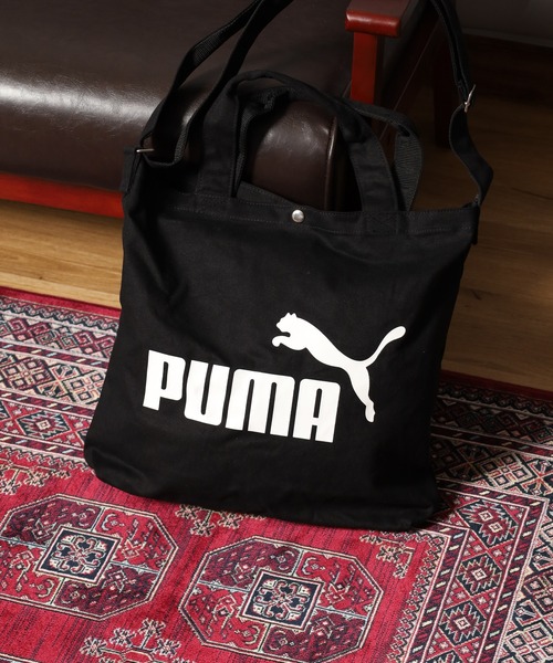 PUMA（プーマ）の「ＰＵＭＡ　２ＷＡＹトートバッグ（トートバッグ・メンズ・ブラック/アイボリー・FREE）」の3枚目の写真