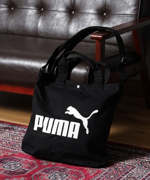 PUMA（プーマ）の「ＰＵＭＡ　２ＷＡＹトートバッグ（トートバッグ・メンズ・ブラック/アイボリー・FREE）」の4枚目の写真