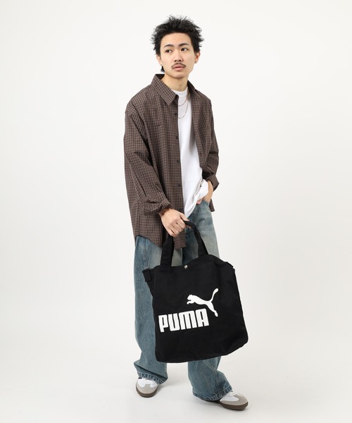 PUMA（プーマ）の「ＰＵＭＡ　２ＷＡＹトートバッグ（トートバッグ・メンズ・ブラック/アイボリー・FREE）」の14枚目の写真