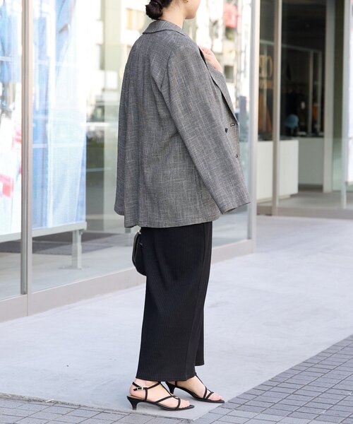 RIVE DROITE（リヴドロワ）の「予約【シリーズ累計販売数一万枚突破！】2WAYリブタンクワンピース（ワンピース・レディース・モカ/ブラック/チャコールグレー・FREE/36/40）」の6枚目の写真