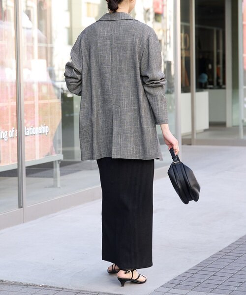 RIVE DROITE（リヴドロワ）の「予約【シリーズ累計販売数一万枚突破！】2WAYリブタンクワンピース（ワンピース・レディース・モカ/ブラック/チャコールグレー・FREE/36/40）」の12枚目の写真