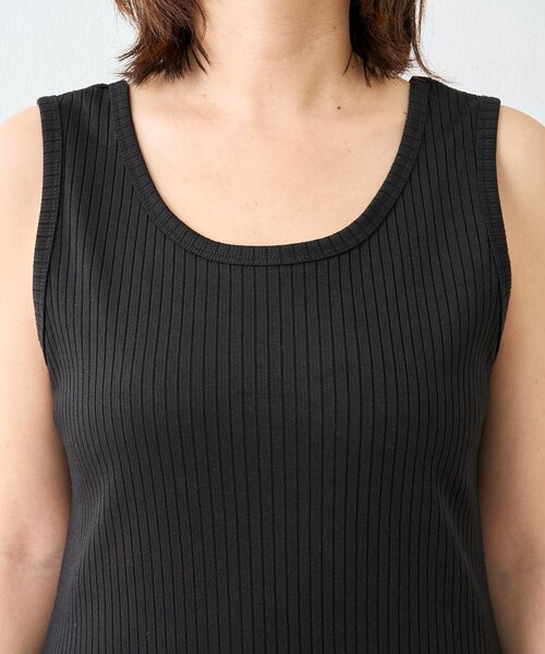 RIVE DROITE（リヴドロワ）の「予約【シリーズ累計販売数一万枚突破！】2WAYリブタンクワンピース（ワンピース・レディース・モカ/ブラック/チャコールグレー・FREE/36/40）」の17枚目の写真