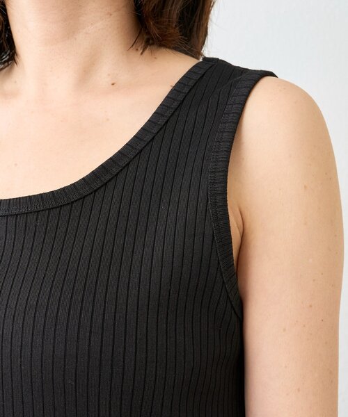 RIVE DROITE（リヴドロワ）の「予約【シリーズ累計販売数一万枚突破！】2WAYリブタンクワンピース（ワンピース・レディース・モカ/ブラック/チャコールグレー・FREE/36/40）」の18枚目の写真