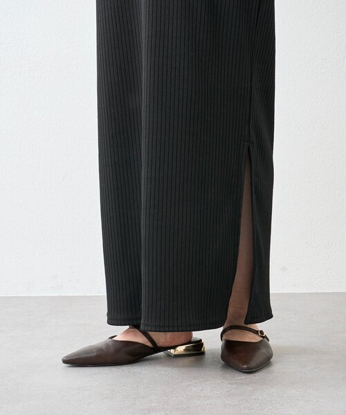 RIVE DROITE（リヴドロワ）の「予約【シリーズ累計販売数一万枚突破！】2WAYリブタンクワンピース（ワンピース・レディース・モカ/ブラック/チャコールグレー・FREE/36/40）」の19枚目の写真