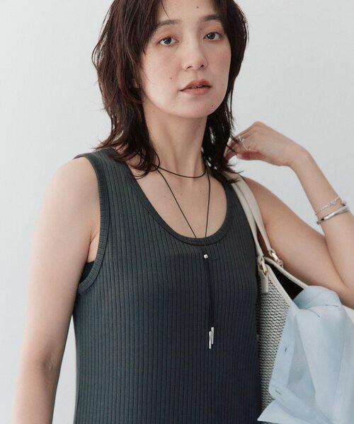 シリーズ累計販売数一万枚突破！】2WAYリブタンクワンピース
