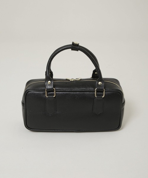 AULENTTI(オウレンティ)の「AULENTTI/レザー2WAYスクエアボストン(ボストンバッグ・レディース・ブラウン/ブラック・FREE)」の6枚目の写真