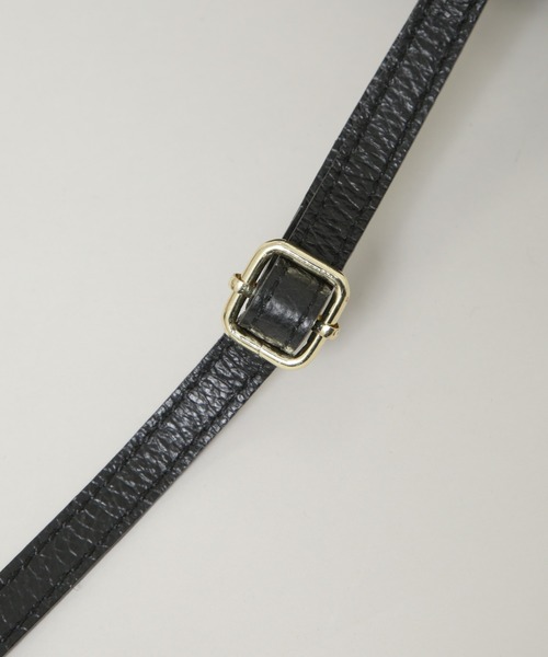 AULENTTI(オウレンティ)の「AULENTTI/レザー2WAYスクエアボストン(ボストンバッグ・レディース・ブラウン/ブラック・FREE)」の7枚目の写真