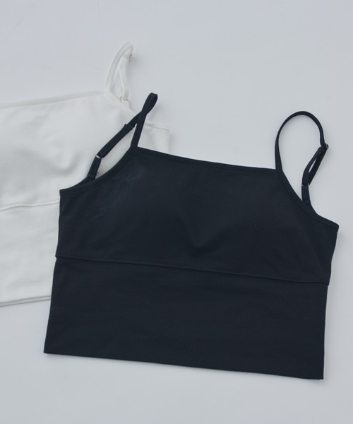 Lui's（ルイス）の「カップ付きタンクトップ（タンクトップ・レディース・オフホワイト/ブラック・FREE）」の14枚目の写真