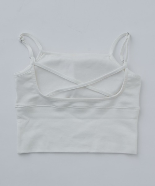 Lui's（ルイス）の「カップ付きタンクトップ（タンクトップ・レディース・オフホワイト/ブラック・FREE）」の15枚目の写真