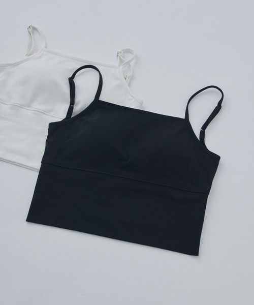 Lui's（ルイス）の「カップ付きタンクトップ（タンクトップ・レディース・オフホワイト/ブラック・FREE）」の13枚目の写真