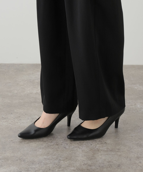 La TOTALITE（ラトータリテ）の「【洗える】タックボタンパンツ（その他パンツ・レディース・ベージュ/ブラック・36/38）」の8枚目の写真