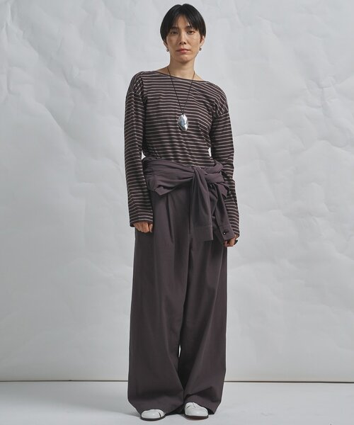 Whim Gazette（ウィムガゼット）の「【GEMINI】製品染めオールインワン（つなぎ/オールインワン・レディース・ピンク/ブラウン・FREE）」の2枚目の写真