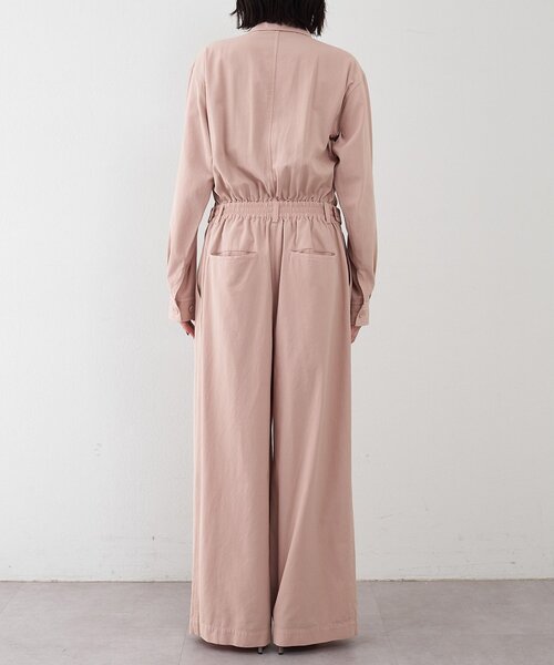 Whim Gazette（ウィムガゼット）の「【GEMINI】製品染めオールインワン（つなぎ/オールインワン・レディース・ピンク/ブラウン・FREE）」の13枚目の写真