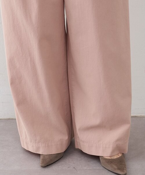 Whim Gazette（ウィムガゼット）の「【GEMINI】製品染めオールインワン（つなぎ/オールインワン・レディース・ピンク/ブラウン・FREE）」の6枚目の写真