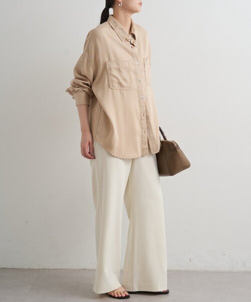 LOUNGEDRESS（ラウンジドレス）の「イージーフレアパンツ（その他パンツ・レディース・グレー/ブラック/ベージュ/アイボリー・SMALL/MEDIUM）」の6枚目の写真