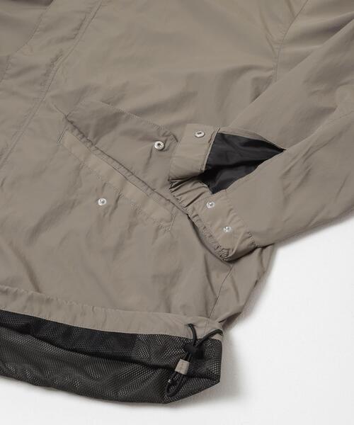 URBAN RESEARCH（アーバンリサーチ）の「NYLON SHORT MODS BLOUSON（ナイロンジャケット・メンズ・グレー系その他/ブラック・LARGE/MEDIUM）」の10枚目の写真