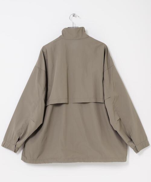 URBAN RESEARCH（アーバンリサーチ）の「NYLON SHORT MODS BLOUSON（ナイロンジャケット・メンズ・グレー系その他/ブラック・LARGE/MEDIUM）」の12枚目の写真