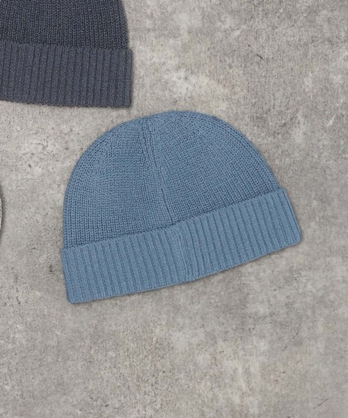 LAKOLE(ラコレ)の「ペーパー混ニットワッチ / 640195(ニットキャップ/ビーニー・メンズ・ライトグレー/ブルー/チャコール・9)」の3枚目の写真