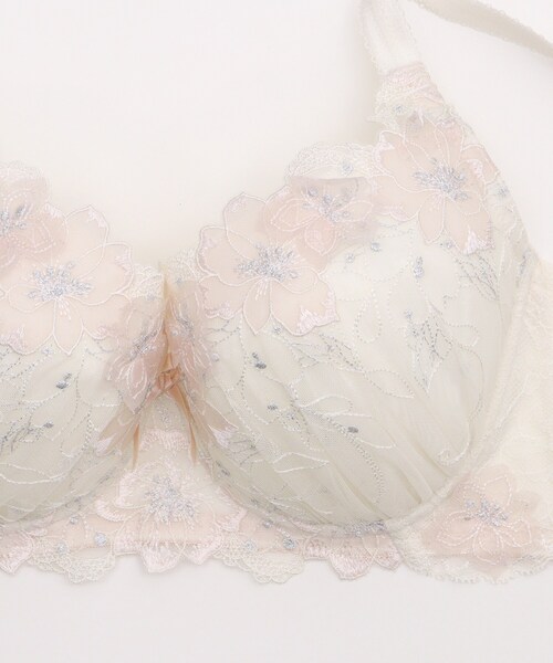 Risa Magli（リサマリ）の「リカルダ ブラジャー (G-H) ＜D Make Type＞（ブラジャー・レディース・ベビーピンク/サックスブルー/グリーン系・H75/H70/H65/G75/G70/G65）」の13枚目の写真