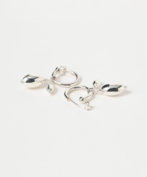 Demi-Luxe BEAMS（デミルクス ビームス）の「quip queint / ジェルム デュオ フープピアス（ネックレス・レディース・シルバー・ONE SIZE）」の2枚目の写真