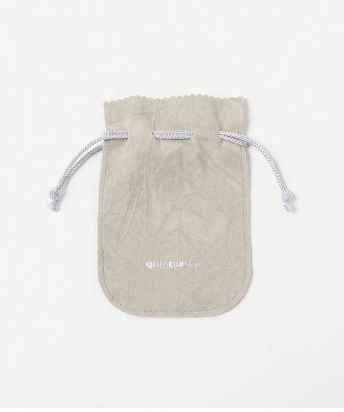 Demi-Luxe BEAMS（デミルクス ビームス）の「quip queint / ジェルム デュオ フープピアス（ネックレス・レディース・シルバー・ONE SIZE）」の4枚目の写真