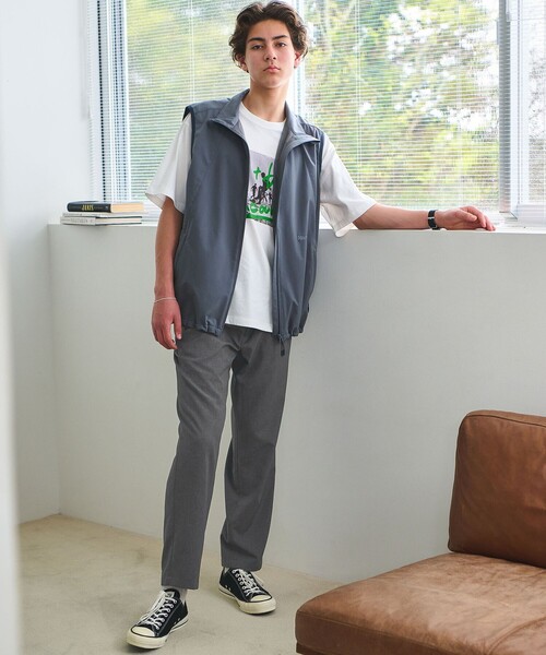 green label relaxing(グリーンレーベルリラクシング)の「Dot Air 1プリーツ ユーティリティー パンツ W2 -ストレッチ-(その他パンツ・メンズ・グレー/ネイビー/オリーブ・XL/L/M/S)」の15枚目の写真
