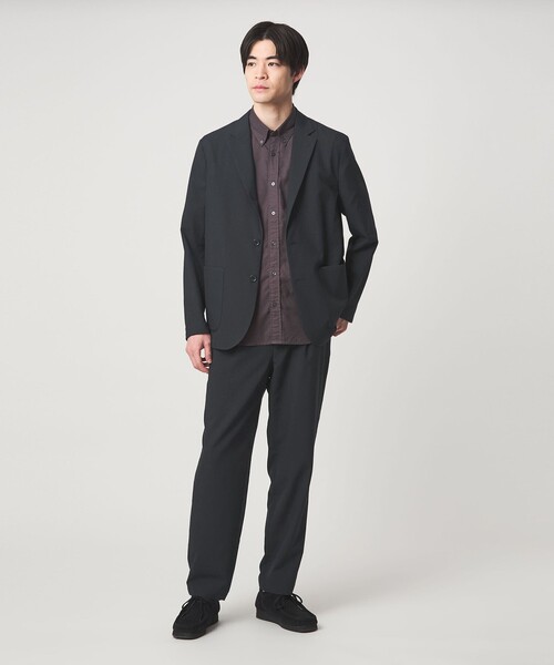 green label relaxing(グリーンレーベルリラクシング)の「Dot Air 1プリーツ ユーティリティー パンツ W2 -ストレッチ-(その他パンツ・メンズ・グレー/ネイビー/オリーブ・XL/L/M/S)」の4枚目の写真