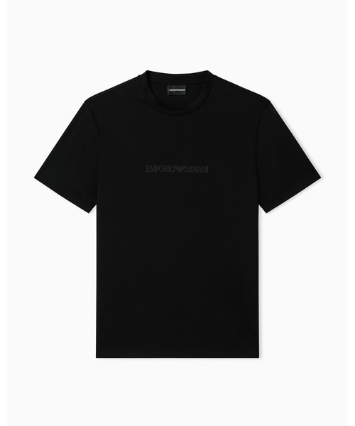EMPORIO ARMANI(エンポリオアルマーニ)の「<オンライン限定>【エンポリオ アルマーニ】Tシャツ ピマジャージー ロゴプリント(Tシャツ/カットソー・メンズ・ブラック/ホワイト・LARGE/MEDIUM/SMALL/X-LARGE/X-SMALL/XX-LARGE)」の3枚目の写真