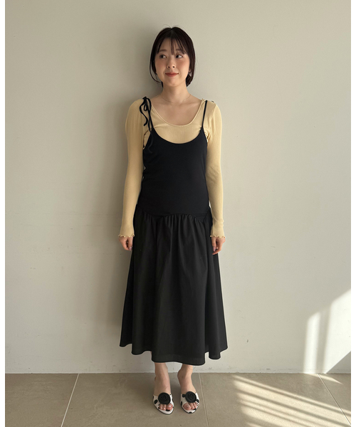 LE TALON（ルタロン）の「《WEB限定》Le decore / ル デコレpuffy rose mule サンダル（サンダル・レディース・ホワイト/ブラウン/ブラック×ブラック・SMALL/MEDIUM/LARGE/X-LARGE）」の22枚目の写真