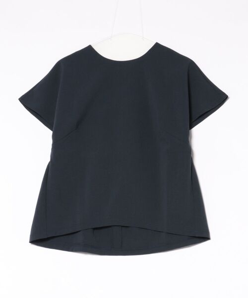 DESIGNWORKS(デザインワークス)の「リネン混フレンチコクーンブラウス(シャツ/ブラウス・レディース・ネイビー・フリー)」の4枚目の写真