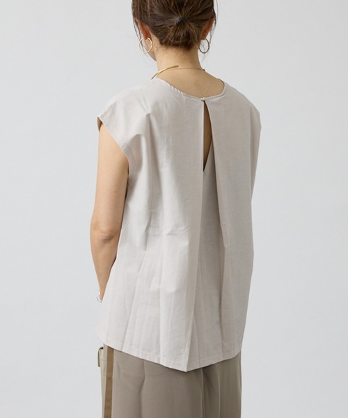 DESIGNWORKS(デザインワークス)の「リネン混フレンチコクーンブラウス(シャツ/ブラウス・レディース・ネイビー・フリー)」の7枚目の写真