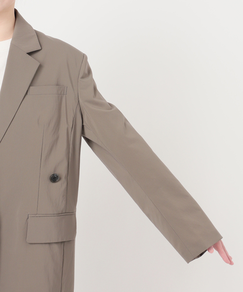 journal standard L'essage（ジャーナルスタンダードレサージュ）の「WATER REPELLENT/UV 2WAYジャケット（テーラードジャケット・レディース・グレー/ネイビー・FREE）」の19枚目の写真