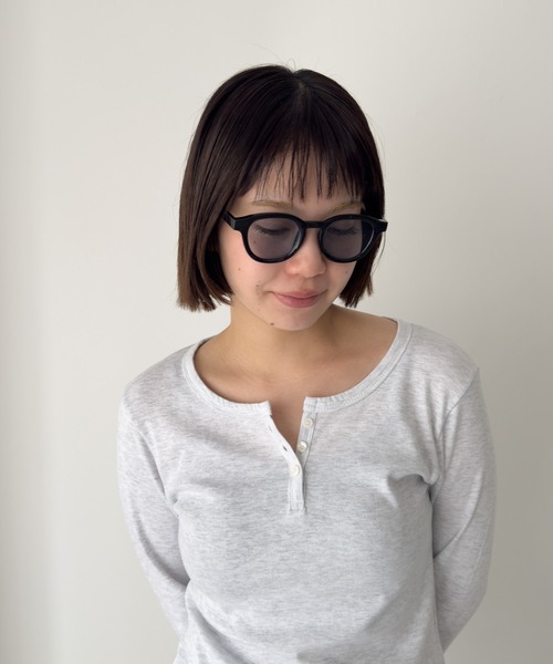 CANAL JEAN（キャナルジーン）の「Dume　SYLA ボスリントンカラーサングラス（サングラス・レディース・ブラック系その他/ブラック/グレー系その他・ONE SIZE）」の2枚目の写真