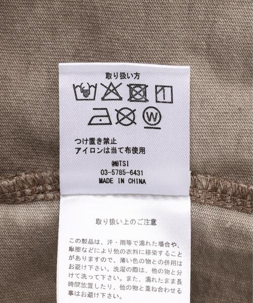 DANKE SCHON(ダンケシェーン)の「DankeSchon/ダンケシェーン/SPRAY BURN SST COCKATRICE(Tシャツ/カットソー・レディース・ベージュ・M/L)」の9枚目の写真