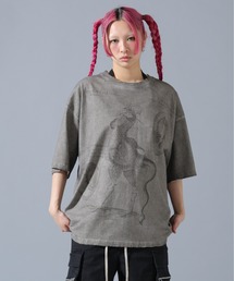 DANKE SCHON | DankeSchon/ダンケシェーン/SPRAY BURN SST COCKATRICE(Tシャツ/カットソー)