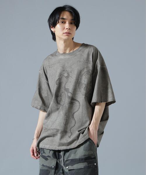 DANKE SCHON(ダンケシェーン)の「DankeSchon/ダンケシェーン/SPRAY BURN SST COCKATRICE(Tシャツ/カットソー・レディース・ベージュ・M/L)」の17枚目の写真