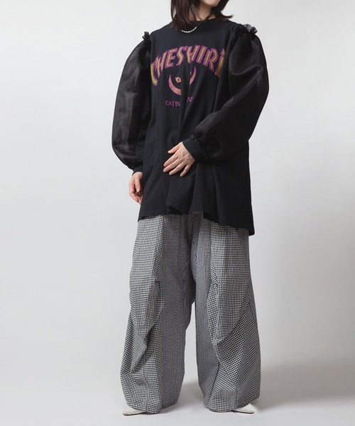 ESSAY（エッセイ）の「【 YuumiARIA × ESSAY 】BLACK CATプリントTシャツ（Tシャツ/カットソー・レディース・ブラック・FREE）」の9枚目の写真