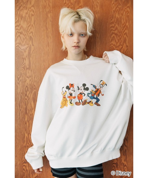 WCJ（ダブルシージェイ）の「Disney / MICKEY AND FRIENDS SWEAT TOP（スウェット・レディース・ブラック/ホワイト・FREE）」の11枚目の写真