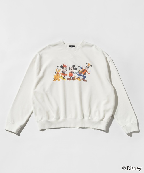 WCJ（ダブルシージェイ）の「Disney / MICKEY AND FRIENDS SWEAT TOP（スウェット・レディース・ブラック/ホワイト・FREE）」の14枚目の写真