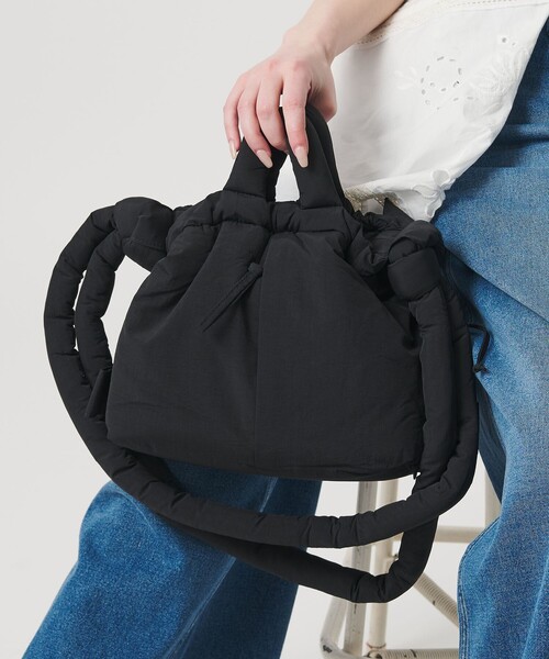 OLEND（オレンド）の「＜OLEND＞ONA コンパクト ソフト 3WAY ショルダーバッグ（ショルダーバッグ・レディース・ブラック/クリーム・FREE）」の3枚目の写真