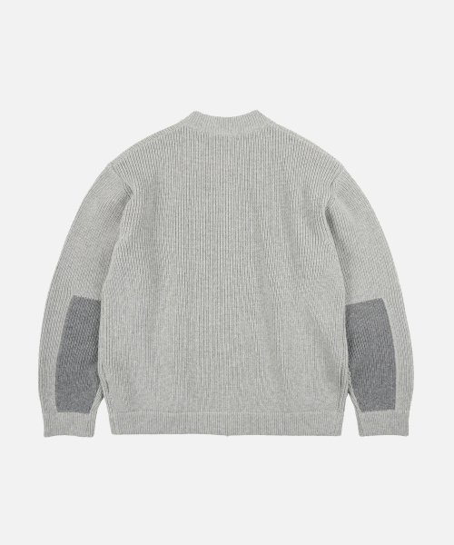 FRIZMWORKS(フリズムワークス)の「ULTRA HEAVYWEIGHT ZIP UP CARDIGAN _ LIGHT GRAY(カーディガン/ボレロ・メンズ・その他・SMALL/MEDIUM/LARGE/X-LARGE)」の2枚目の写真