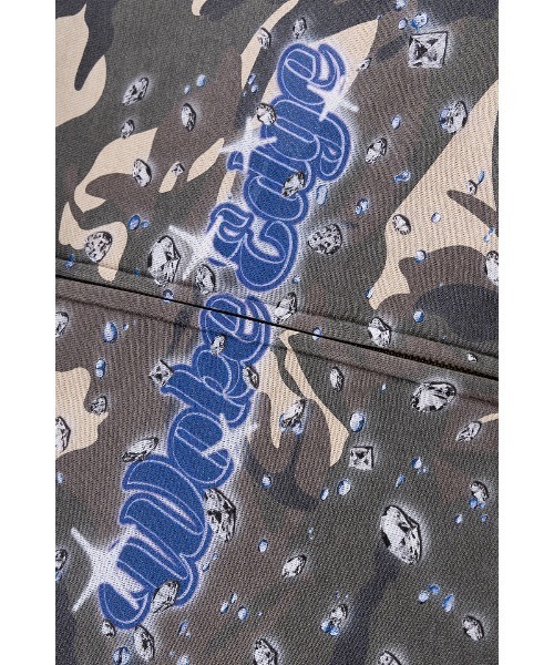 WOKE EDGE（ウォークエッジ）の「Diamond Logo Zip Hoodie（パーカー・メンズ・ブラウン系カモフラージュ・LARGE/MEDIUM/SMALL/X-LARGE）」の2枚目の写真