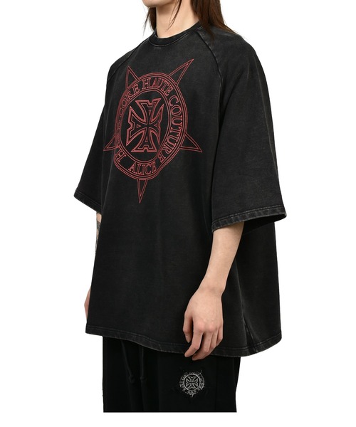 ALICE HOLLYWOOD(アリスハリウッド)の「TOO HIGH OVERSIZED HEAVYWEIGHT T-SHIRT(Tシャツ/カットソー・メンズ・ブラック・L/XL/S/M)」の3枚目の写真